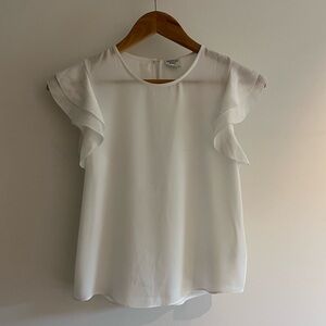 Aritzia Short-Sleeve Crewneck Blouse